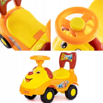 Dětské vozidlo Polesie Leo 77967 Odrážedlo on žlutooranžový