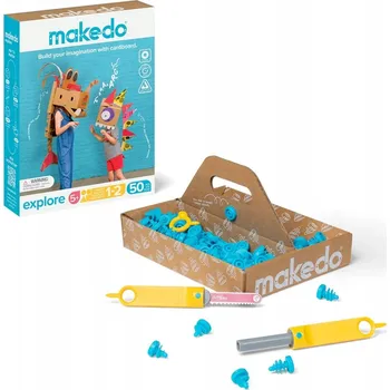 ostatní stavebnice Sada nářadí pro DIY konstrukce Makedo - Explore 50 dílů