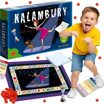 Desková hra Společenská hra KALAMBURY Rodinná pro zábavu na párty