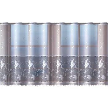 Obraz Žakárový Lambrekýn, výška 70 cm, bílý, 34757, květinový vzor