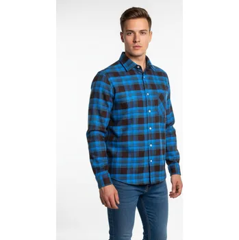 Pánská košile LUIZ Pánská flanelová košile MODERN FIT 194 Velikost: 46