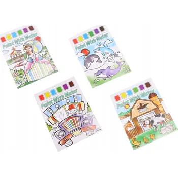 kreativní sada Sada kreativního malování pro děti - 6 barev a štětec