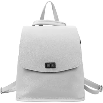 Městský batoh Dámský kožený batoh Luka 24-075 světle šedý