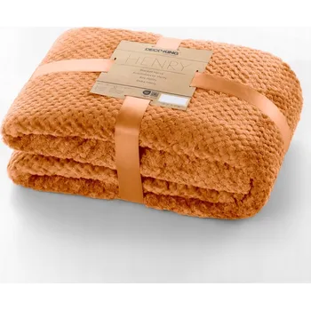 deka Decoking Mikroplyšová deka Henry 150x200 cm, rezavá