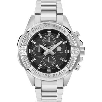 Hodinky Philipp Plein PWWFA0425 Mens Watch The kull Chrono 45mm 5ATM