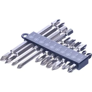 Bit Sada křížových bitů PH1 a PH2 E-VALUE - 10 ks - 45-110 mm