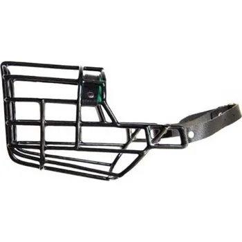 Náhubek pro psa Maňák Náhubek černý dalmatin F143