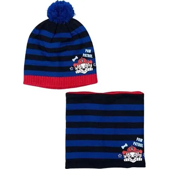 Čepice Tlapková patrola 67147 - souprava čepice a nákrčník vel. 54