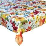 Ubrus Odolný proti Skvrnám Velikonoce Jarní Barevné Květiny Louka 155x360 cm