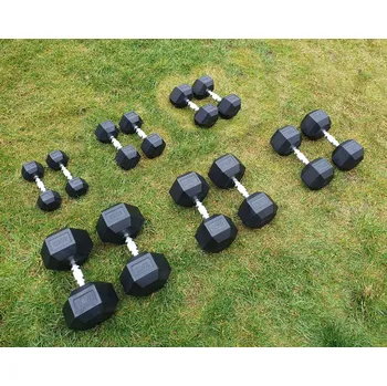 jednoruční činky sada 210kg HEXA