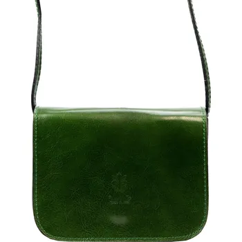 Kabelka Kožená crossbody kabelka Florence 43 zelená