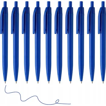 10 Ks PROPISKA PLASTOVÁ AUTOMATICKÁ 10X modrý inkoust - ni