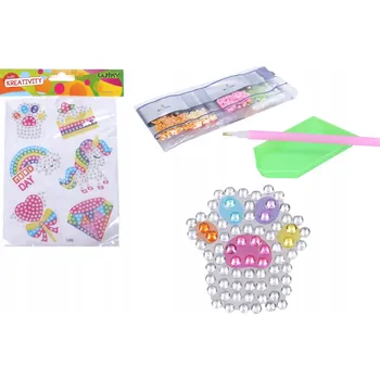 kreativní sada Sada Kreativní Drahokamové Samolepky MIX s Kamínky