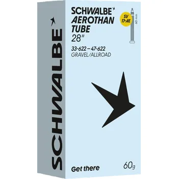 Sport Schwalbe Aerothan Tube SV17-AE 60mm (Duše Schwalbe Aerothan Tube SV17-AE 28x1,30-1,90" 33/47-622 SV 60mm)
