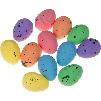 Velikonoční dekorace Velikonoční vajíčka Aliga vícebarevná 12 ks