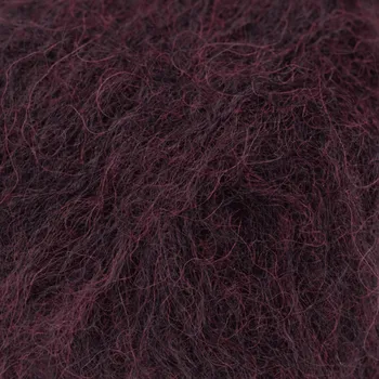 Příze DROPS Brushed Alpaca Silk 43 – tmavá grape