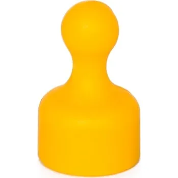 Dekorativní magnet Magnetické figurky žluté (sada 10 ks)