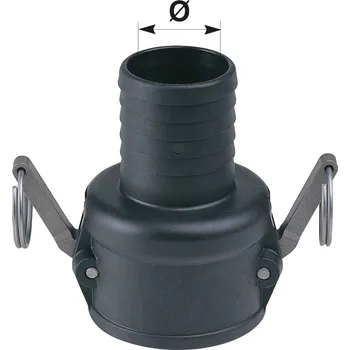 Příslušenství k čerpadlu Rychlospojka Camlock samice 1 1/2"/ D32