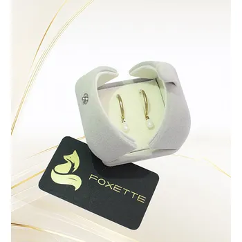 Náušnice Foxette Náušnice z chirurgické oceli Pearls of Royalty - Originální F-1124