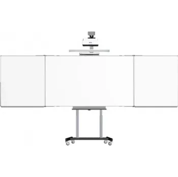 OEM 88" Pojízdná elektrická projekční tabule s křídly do MŠ/ZŠ/SŠ