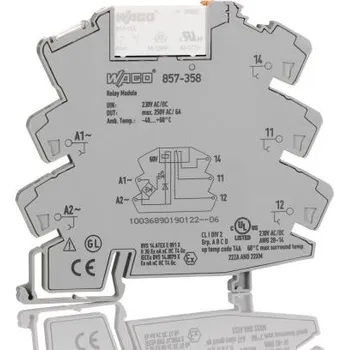 Relé Polovodičové relé rozhraní 230V ac/dc Lišta DIN