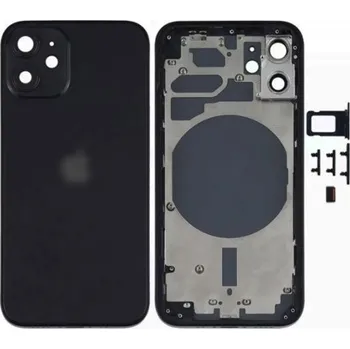 Náhradní kryt pro mobilní telefon Apple Zadní kryt pro Apple iPhone 12 - černý