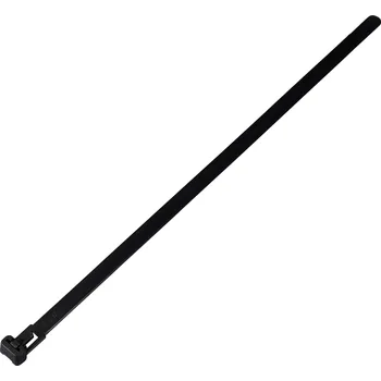 Stahovací páska TRU COMPONENTS TC-13340652, TC-RT-250-7.6-B, stahovací pásky, 7.6 mm, 250 mm, černá, rozpojitelná, chemická odolnost, odolná vůči UV záření, 100 ks