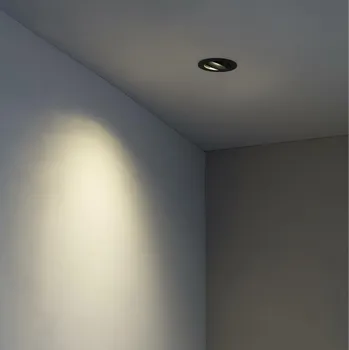 Bodové svítidlo ARGÓN R zapuštěné stropní svítidlo, černá - FARO