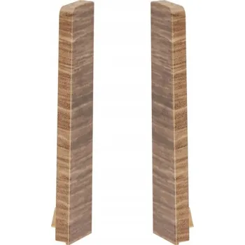 soklová lišta Lišta Cezar MASTERLINE 80 DUB koncovky lišty sada 2ks L+P Umbra