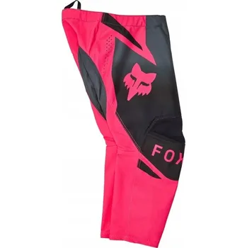 Moto kalhoty MOTOCYKLOVÉ KALHOTY DĚTSKÉ DÍVČÍ FOX 180 SHIELD ČERNÁ/PINK (K5)