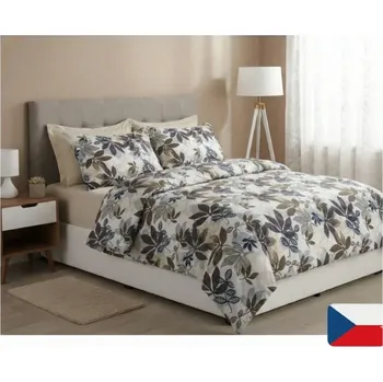 Povlečení Bavlněné povlečení Alej 140 x 220, 70 x 90 cm knoflík