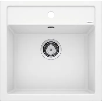 Granitový dřez Tento dřez se může pochlubit velkou mísou speciálně navrženou pro pohodlí v malých prostorech a doplněnou průběžnou lištou na kohoutek, která chrání pracovní desku před stříkající vodou. Má moderní design s čistými liniemi a k dispozici je volitelné funkč