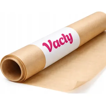 Obraz Pečicí papír 50 m x 38 cm hnědý silikonovaný do fritézy Air Fryer Vacly