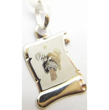 Přívěsek Zlatý přívěsek na pergamenu s gravírováním GUPWN-43121