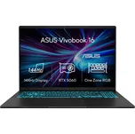 ASUS NTB V16 (V3607VM-RP013), Core 5 210H, 16" 1920 x 1200, 32GB, 1TB SSD, RTX 5060, No OS, Black