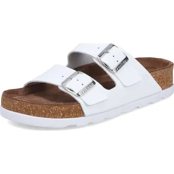 Dámské pantofle Dámské nazouváky RIEKER V3190-80 bílá S6 37