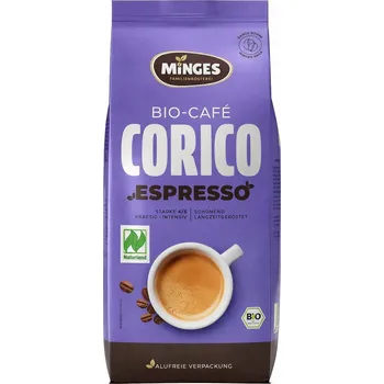 Káva Minges Bio Café Corico Espresso zrnková káva 500 g