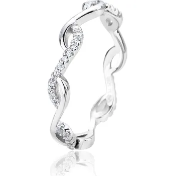 Prsten Bealio BEALIO 14148 Stříbrný prsten VLNĚNÍ Velikost prstenu: 54 03-14148-4037