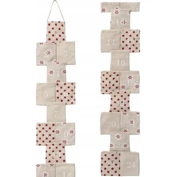 Vánoční dekorace LIVARNO VÁNOČNÍ ADVENTNÍ KALENDÁŘ - TAŠKY NA DÁRKY 165 cm