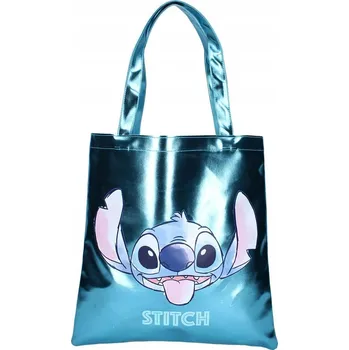 Nákupní taška Lilo & Stitch - Stitch v pohybu s metalickým efektem