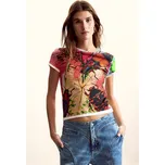 Dámské triko DESIGUAL BUGS Multicolor velikost S