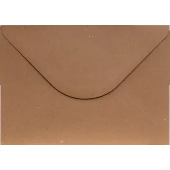 Obálka Poštovní obálka hnědá recyklovaná 133x184mm