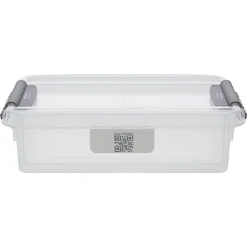 Úložný box Box Úložný Chaos, průhledné (14,2/5,7/21)