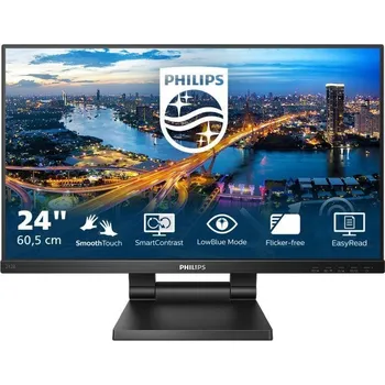 Monitor Philips MT 23,8" 242B1TC - 1920x1080,IPS,75Hz,Dotykový,D-Sub,HDMI,DP,USBhub,Repro