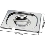 G.Gastro GN Víko 1/6 s prohlubní na lžíci