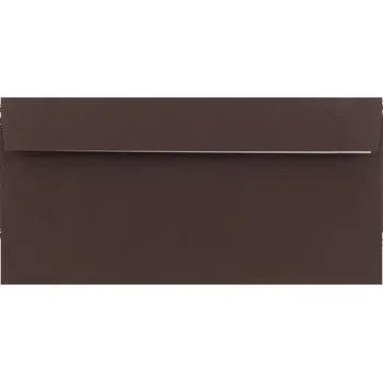 Obálka Poštovní obálka čokoládová DL (110x220mm)