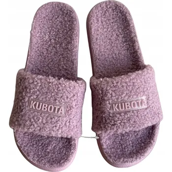 Dámské pantofle Nazouváky teplé papuče KUBOTA beránek FIALOVÉ 40