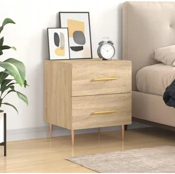 Noční stolek Noční stolek, dub sonoma, 40x35x47,5 cm, materiál na bázi dřeva