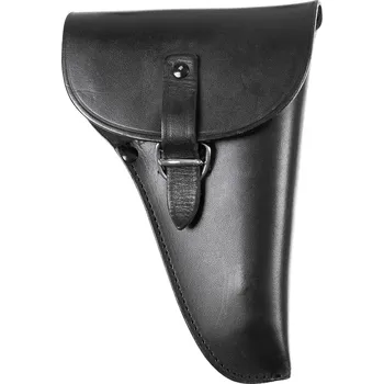 Příslušenství pro sportovní střelbu ARMÁDNÍ ORIGINÁL ITÁLIE Opaskové pouzdro na pistoli Beretta™ kožené černé Itálie originál