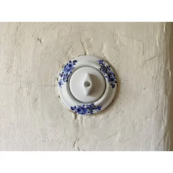 vypínač Spínač otočný DECENTO č.7 dekorovaný 3560K-C07345